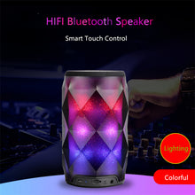 Load image into Gallery viewer, HAAYOT Crystal Cans Mini Portable LED Lighting Colorful Wireless Bluetooth Speaker